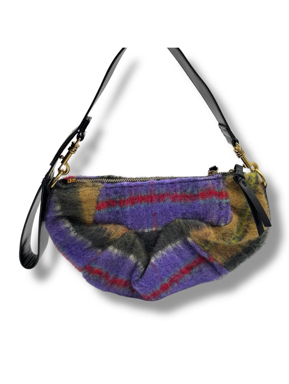 Vivienne Westwood Agnes Small Reversible Tartan Shoulder Bag